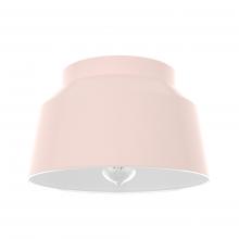  19172 - Hunter Cranbrook Blush Pink 1 Light Flush Mount Ceiling Light Fixture