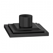  PMB4941-TBK - Textured Black Square Pier Mount