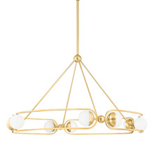  2541-AGB - 8 LIGHT CHANDELIER