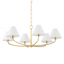  BKO901-AGB - 6 LIGHT CHANDELIER