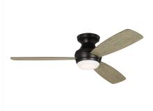  3IKR52AGPD - Ikon 52" Dimmable Integrated LED Indoor Aged Pewter Hugger Ceiling Fan with Light Kit