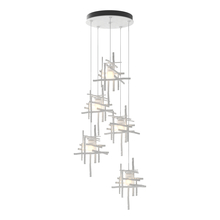  131128-SKT-STND-02-YC0305 - Tura 5-Light Frosted Glass Pendant