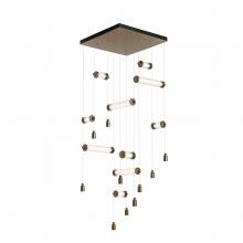  139100-LED-STND-05-ZM0696 - Libra 10-Light Square LED Pendant