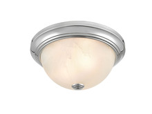  4601-CH - 2-Light Flushmount Ceiling Light Chrome