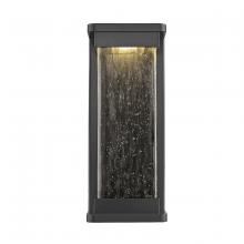  8302-PBK - Ederle 1-Light Outdoor Wall Sconce Powder Coated Black