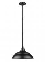  UW17-SBL - R Series 1-Light Pendant light Satin Black