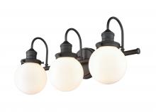  4223-MB - Ella 3-Light Vanity Matte Black