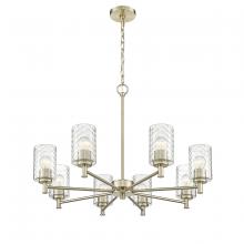  9218-MG - Ashli 8-Light Chandelier Ceiling Light Modern Gold