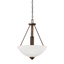  3163-RBZ - Durham 3-Light Pendant light Rubbed Bronze