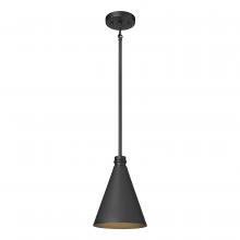  86103-TBK - Axston 1-Light Outdoor Hanging Lantern Textured Black