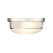  4662-BN - Arlson 2-Light Flushmount Ceiling Light Brushed Nickel