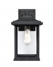  91061-TBK - 1-Light Outdoor Wall Sconce Textured Black