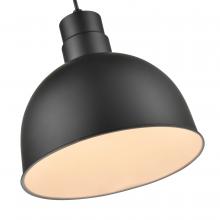  LEDRDBC12-SB - R Series 1-Light Cord Hung LED Deep Bowl Satin Black