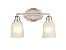  2802-BN - Amberle 2-Light Vanity Brushed Nickel