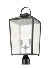  2654-PBK - Devens 2-Light Outdoor Post Lantern Powder Coated Black