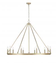  9510-MG - Carruth 1-Light Chandelier Ceiling Light Modern Gold