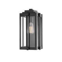  2631-PBK - Oakland 1-Light Outdoor Wall Sconce Powder Coated Black