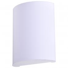  62/1646 - Crispo LED 9 inch; Wall Sconce; White Finish; CCT Selectable 3K/4K/5K