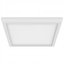  62/1757 - BLINK Pro; 13 Watt; 9 Inch LED Fixture; 3000K; Square Shape; White Finish; 120/277 Volts