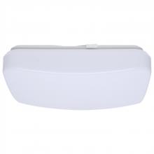  62/1854 - 11 Inch LED Cloud Fixture; 11 Watts; 27K/30K/35K/40K/50K CCT Selectable; Square Shape; White Finish;