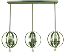  1051 BN - 12-Light Brushed Nickel Constellation Island Chandelier