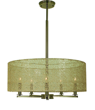  1219 AB - 5-Light Antique Brass Chloe Dining Chandelier