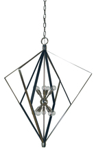  3023 PN/MBLACK - 10-Light Polished Nickel/Matte Black Zoe Chandelier