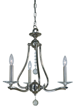  3093 PN - 3-Light Polished Nickel Allena Chandelier