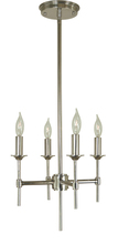  4694 AB - 4-Light Antique Brass Chandler Chandelier