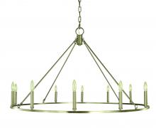  5652 BN - 12-Light Brushed Nickel Midtown Dining Chandelier