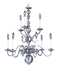  9129 MB - 9-Light Mahogany Bronze Jamestown Dining Chandelier