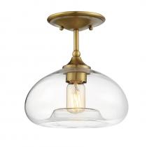  M60017NB - 1-Light Ceiling Light in Natural Brass