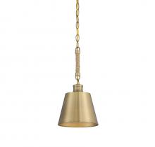  M70094BM - 1-Light Mini Pendant in Burnished Metal