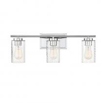  M80038CH - 3-Light Bathroom Vanity Light in Chrome