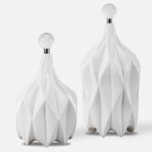  17868 - Uttermost Klara White Bottles, S/2