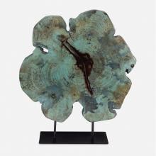  17125 - Uttermost Bahati Wood Blue Sculpture