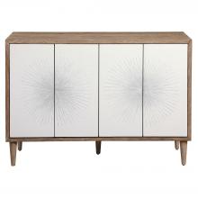  25084 - Uttermost Dani 4 Door White Cabinet