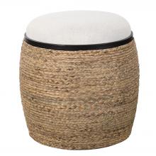  23582 - Uttermost Island Straw Accent Stool