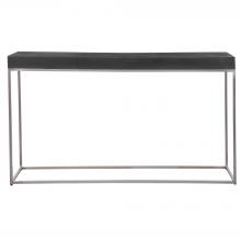  24974 - Uttermost Jase Black Concrete Console Table