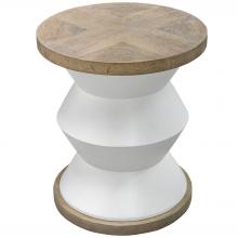  25488 - Uttermost Spool Geometric Side Table