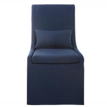  23726 - Uttermost Coley Denim Armless Chair