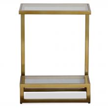  22913 - Uttermost Musing Brushed Brass Accent Table