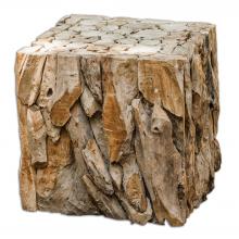  25592 - Uttermost Teak Root Bunching Cube