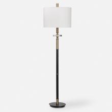  28196-1 - Uttermost Maud Aged Black Floor Lamp