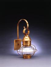  2531-DB-MED-OPT - Caged Onion Wall Dark Brass Medium Base Socket Optic Glass