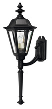  1440BK - Large Wall Mount Lantern with Tail