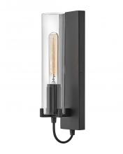  37850BK - Medium Single Light Sconce