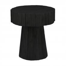  H0075-10250 - Minato Accent Table - Shou Sugi Ban